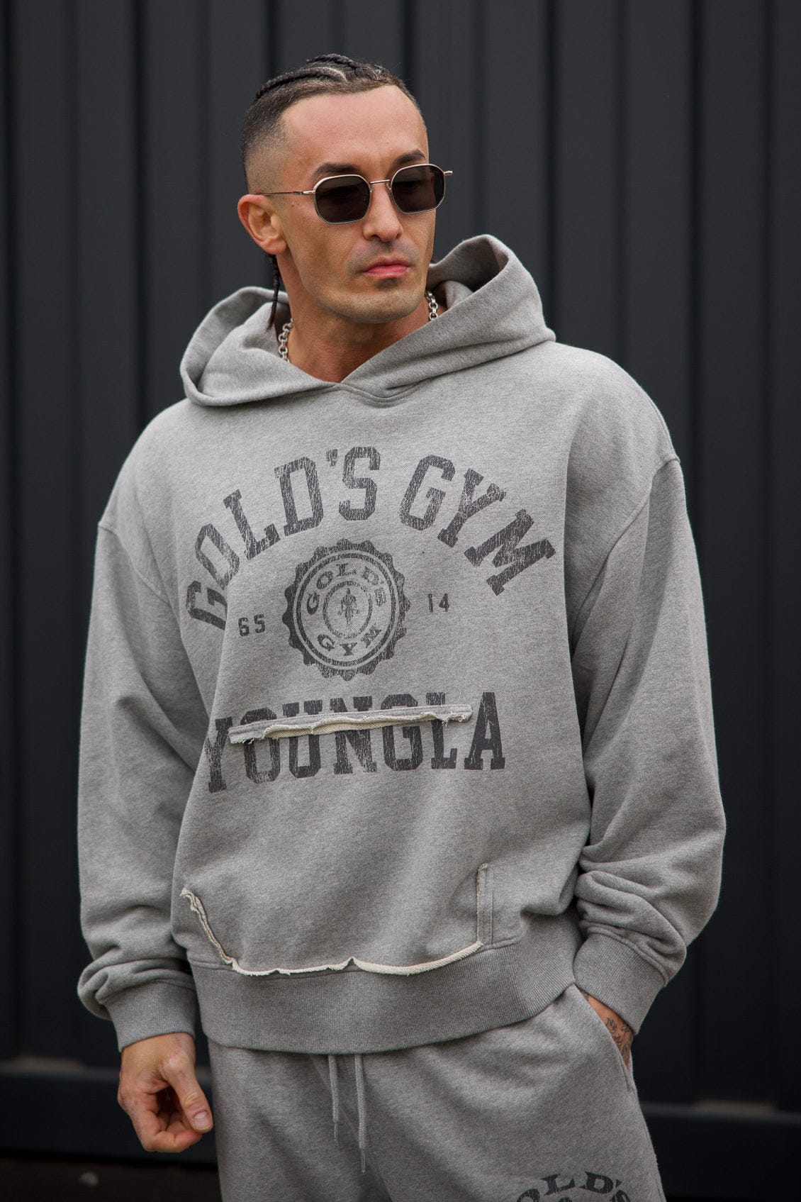 5167 - Gold's Iron Legacy Crest Hoodies
